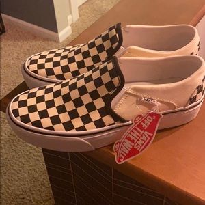 Checkerboard Slip-on Vans
